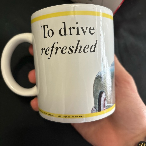 Coca Cola "Work Refreshed" Mug Collectible 1996 Vintage Rare - Picture 8 of 12